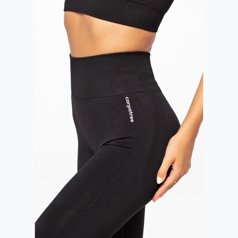 Női edző leggings Carpatree Vibe Seamless fekete 4