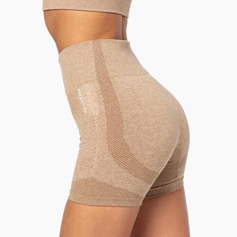 Női Carpatree Vibe Seamless rövidnadrág bézs melange 4