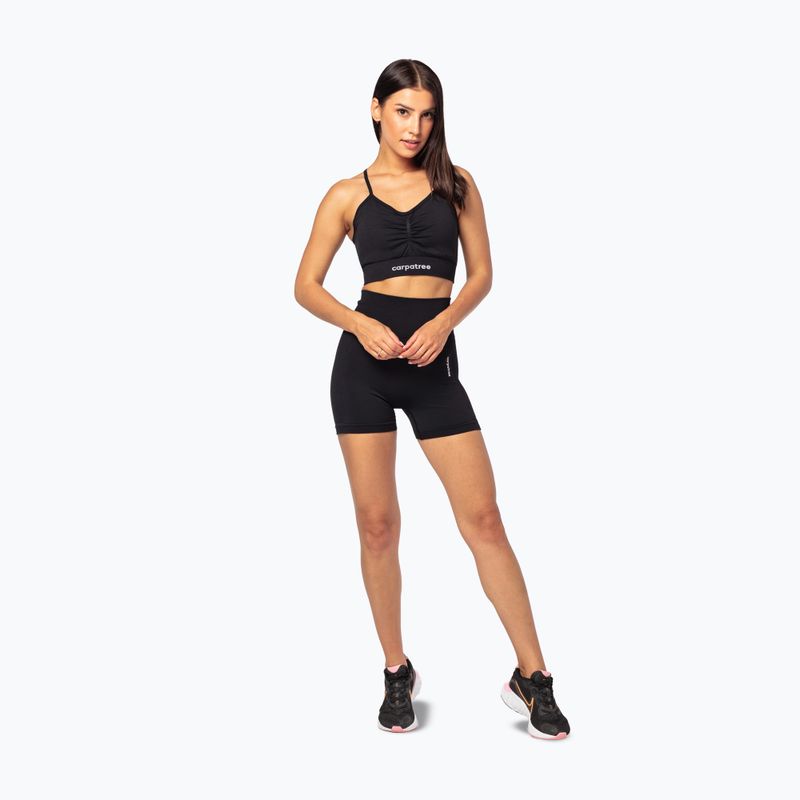 Női sport rövidnadrág Carpatree Allure Seamless black 2