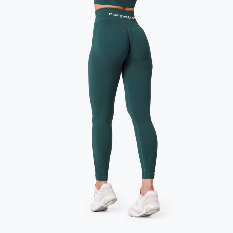 Női sportlegging Carpatree Allure Seamless forest green 5