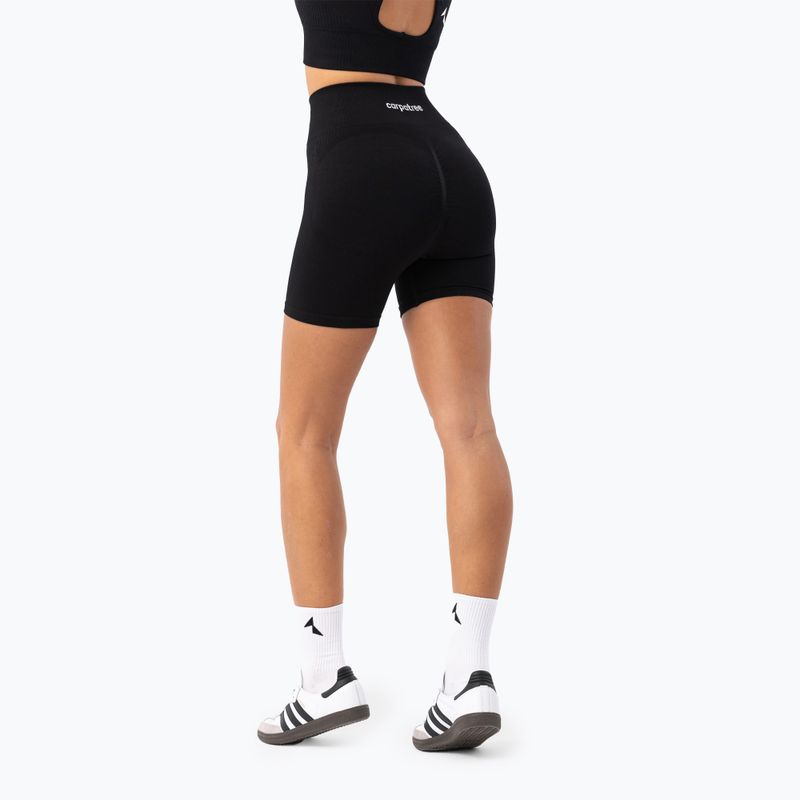 Női sport rövidnadrág Carpatree Blaze Seamless sepia black 6