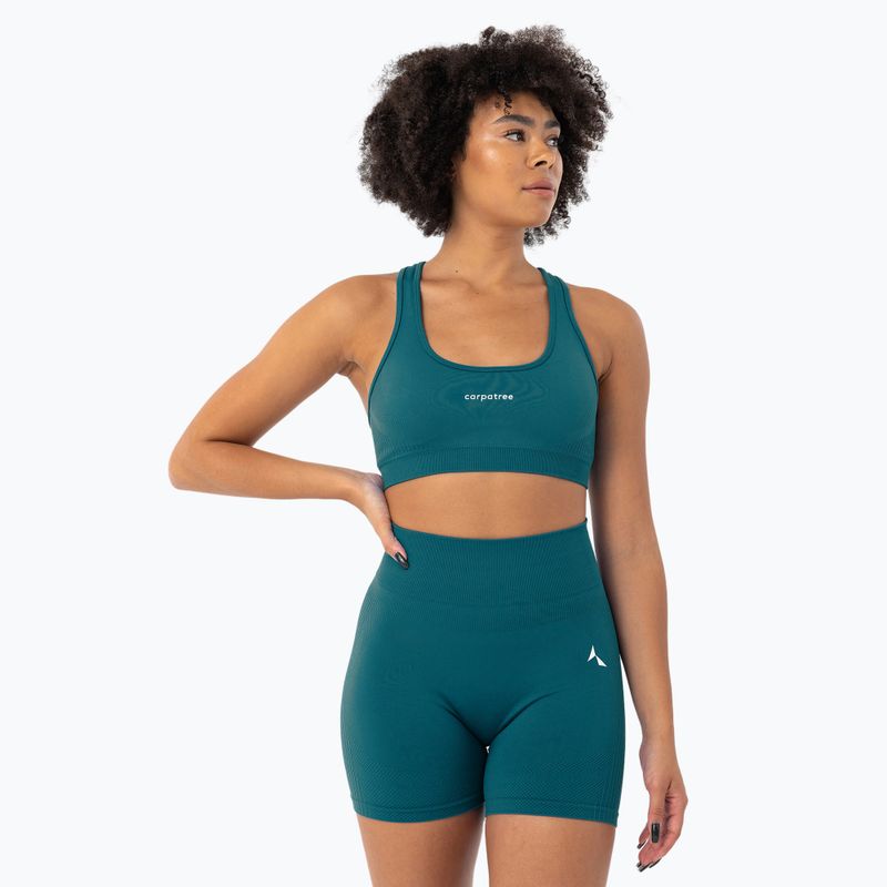 Női sport rövidnadrág Carpatree Blaze Seamless deep ocean blue 4