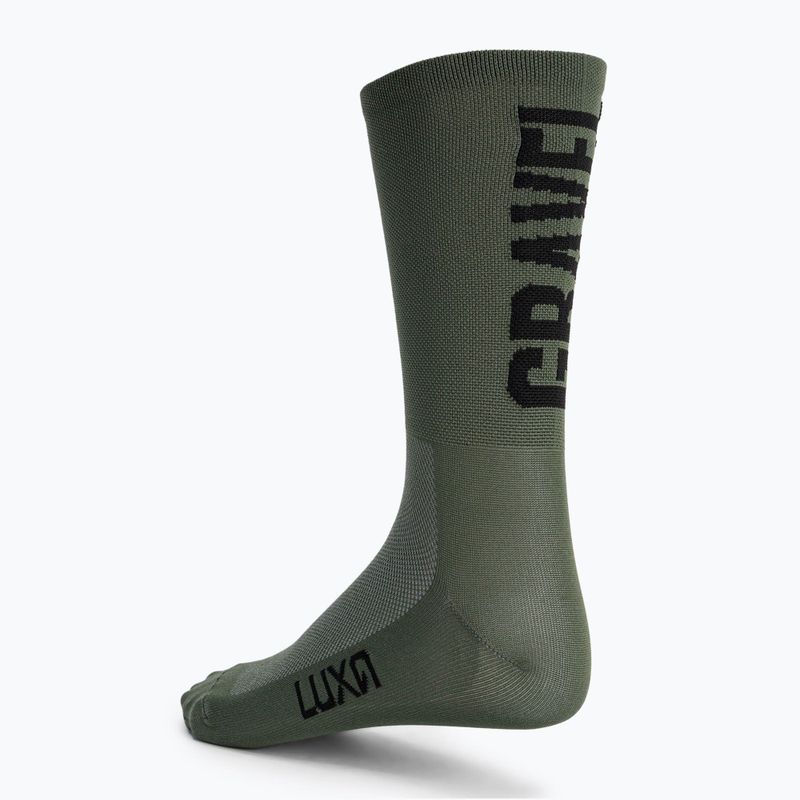 Kerékpáros zokni LUXA Only Gravel zöld LAM21SOGK1S 5