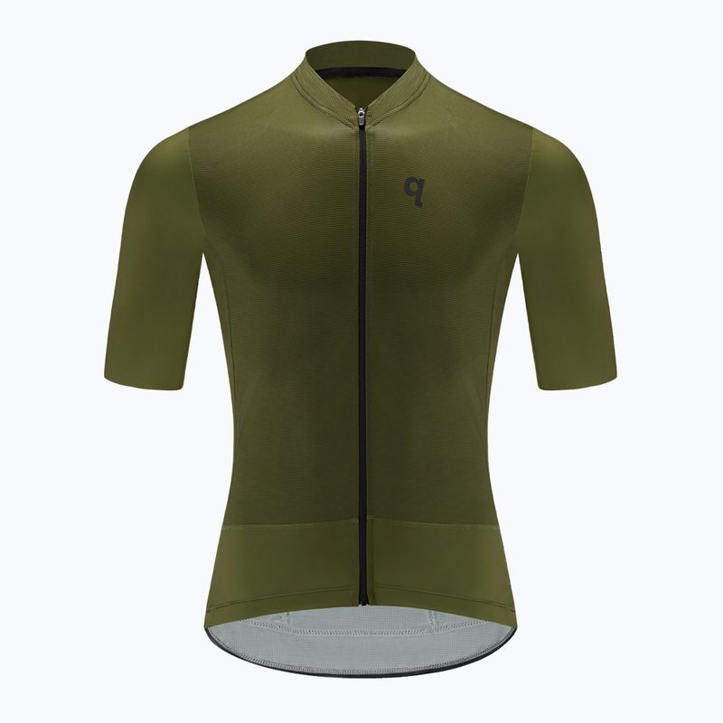 Férfi kerékpáros mez Quest Adventure riffle green