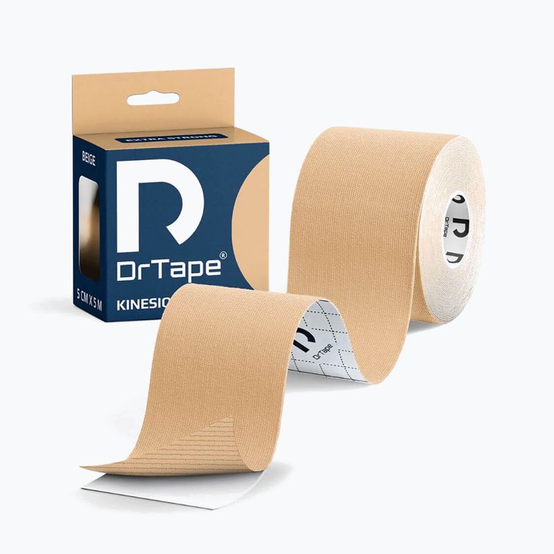 Kinesio tapasz DrTape Kinesiology Tape beige