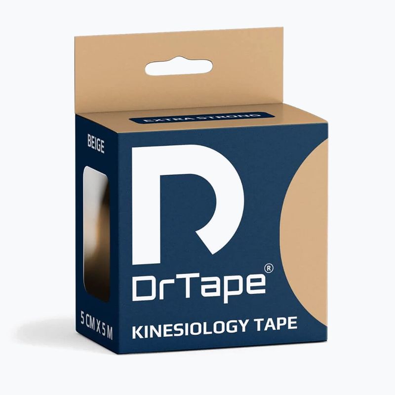 Kinesio tapasz DrTape Kinesiology Tape beige 4