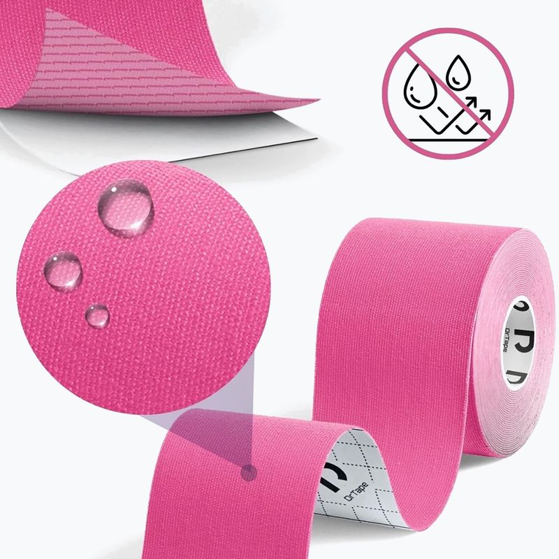 Kinesio szalag DrTape Kinesiology Tape pink 3