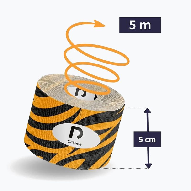 Kineziológiai tapasz DrTape Kinesiology Tape tiger 2