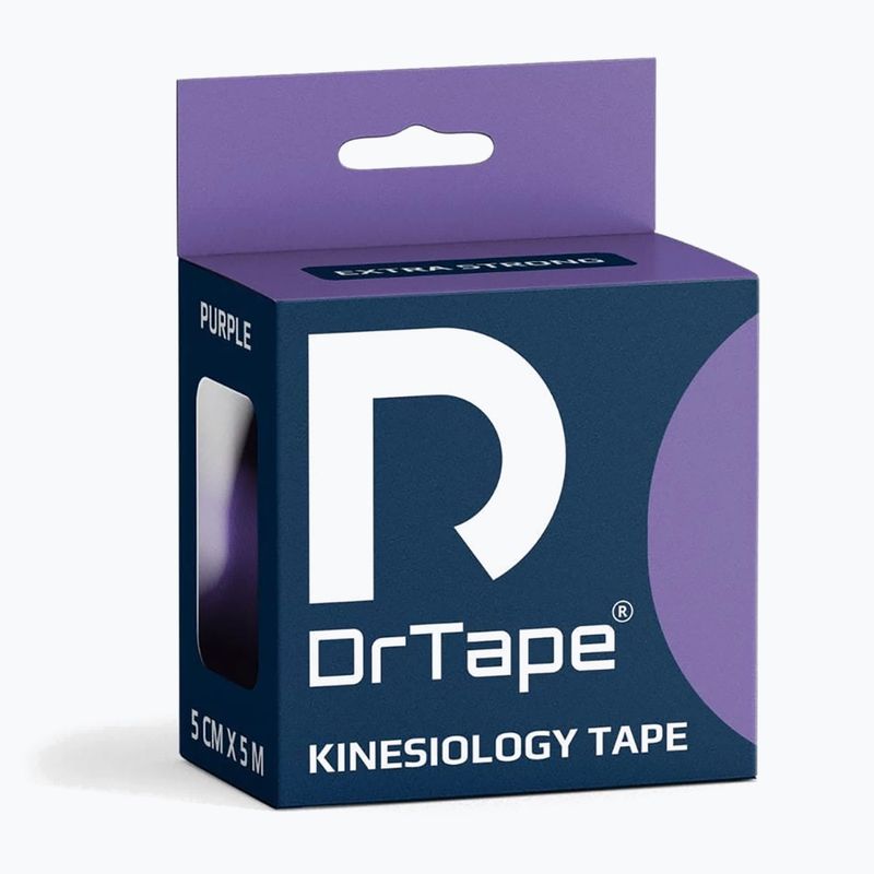 Kineziológiai tapasz DrTape Kinesiology Tape purple 4