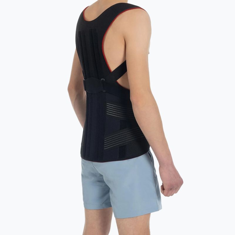 Ágyéki-keresztcsonti öv MSupport Red black 2