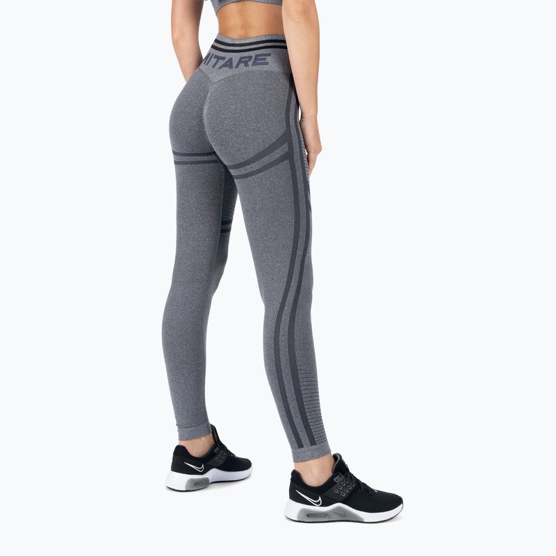 Női MITARE Slim Push Up leggings sötét szürke K078 3