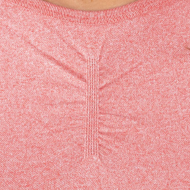 Női hosszú ujjú edzős felső MITARE Push Up Max Crop Top rózsaszín K084 4