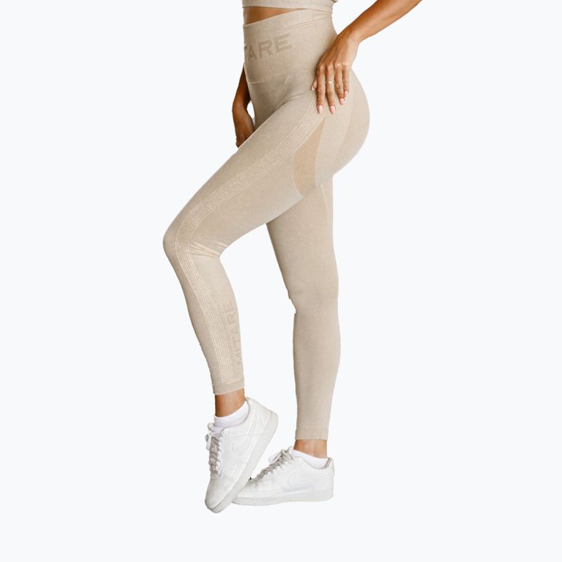 MITARE Push Up Max női leggings bézs K001 7