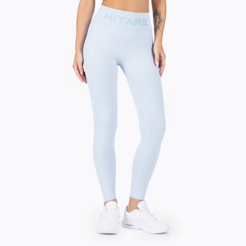 Női varrat nélküli leggings MITARE Push Up Sunny kék K113