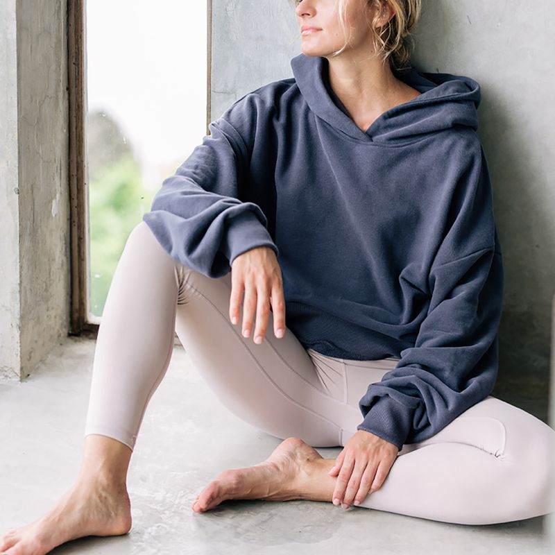Női jóga leggings JOYINME 7/8 bézs 801263 5
