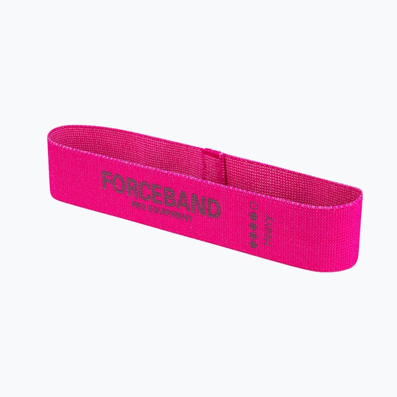 Edző szalag készlet FORCEBAND Mini Band 5 szt. + E-BOOK pink 3