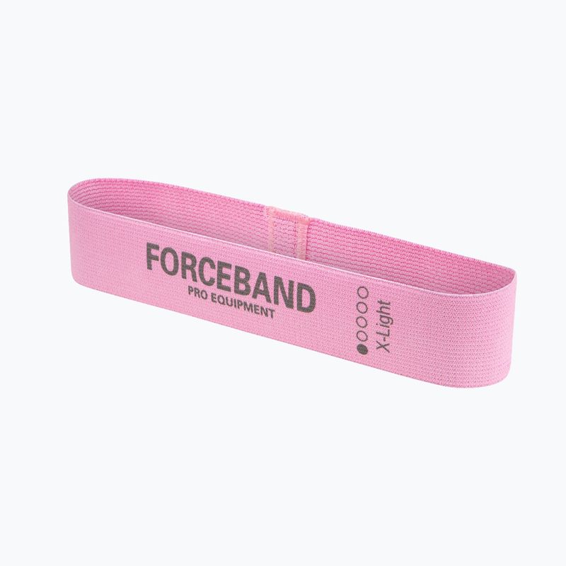 Edző szalag készlet FORCEBAND Mini Band 5 szt. + E-BOOK pink 4