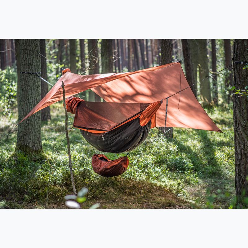 Napvédő tarp Lesovik Hexa terra rosa 3