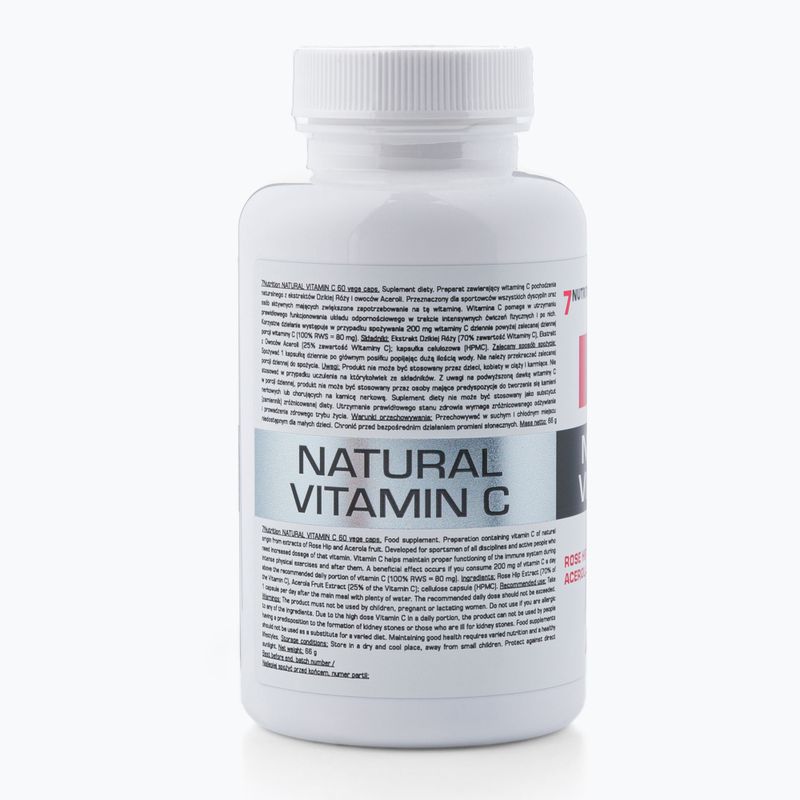 C-vitamin 7Nutrition természetes C-vitamin 60 kapszula NU7876606 2