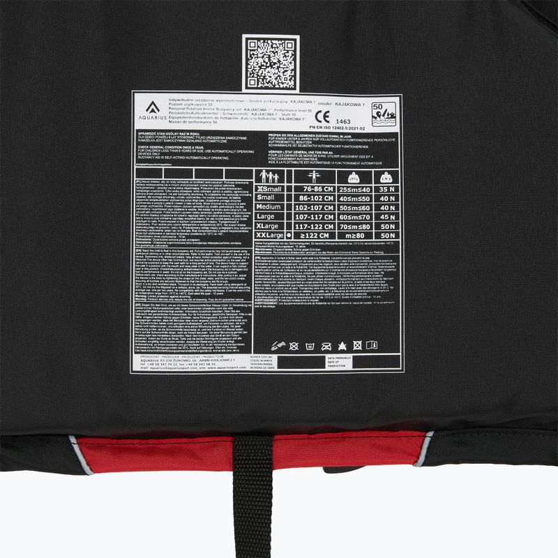 Mentőmellény Aquarius black/red 6