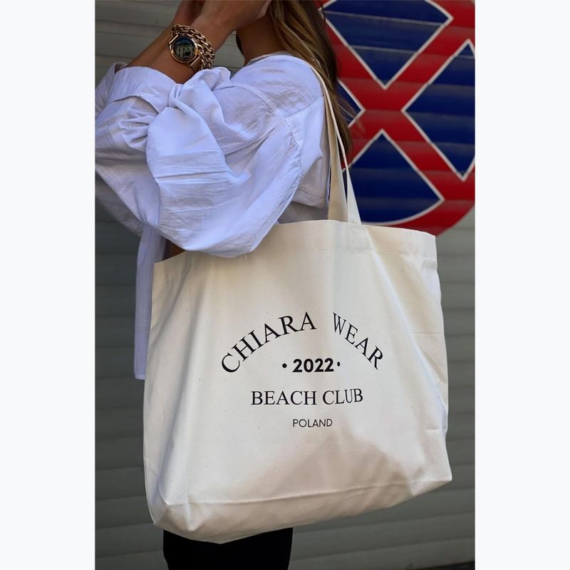Chiara Wear Beach Club Tote ecru táska 3