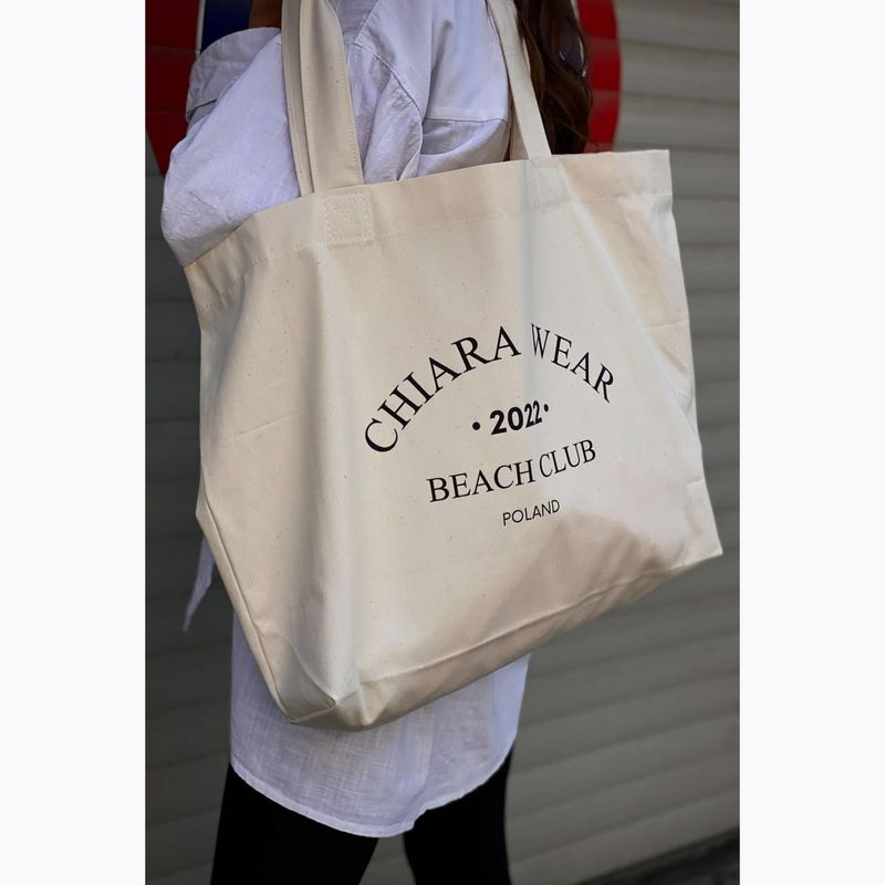Chiara Wear Beach Club Tote ecru táska 6