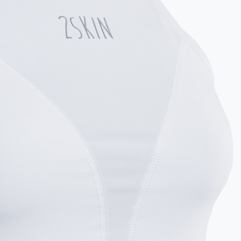 Női tréning felső 2skin Crop Top Fehér 2S-61305 3