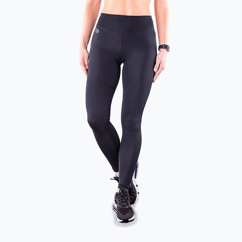 Női edző leggings 2skin Just Black Just Black fekete 2S-61527 5