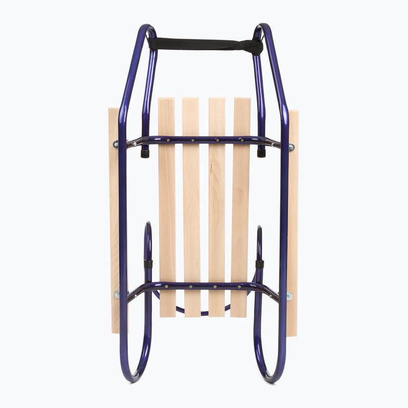 Fém szánkó HUMBAKA with backrest and footrests navy 5