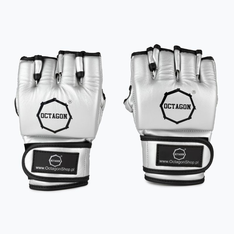 Octagon grappling kesztyű MMA ezüst