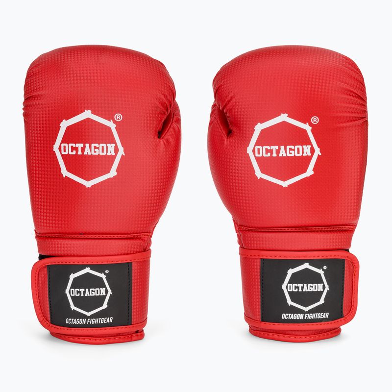 Octagon Kevlar piros bokszkesztyű 2