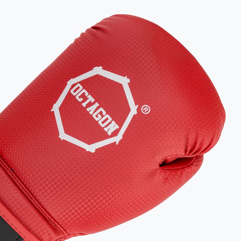 Octagon Kevlar piros bokszkesztyű 5