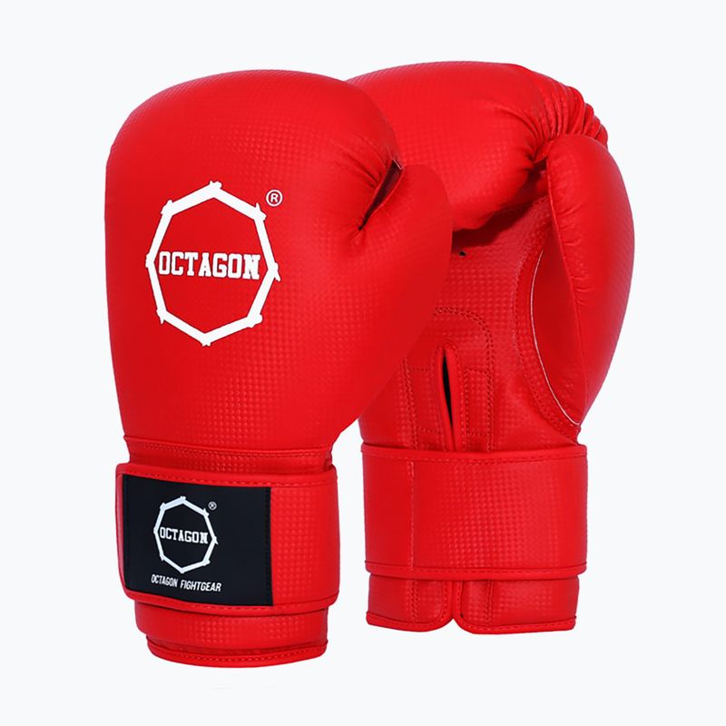 Octagon Kevlar piros bokszkesztyű