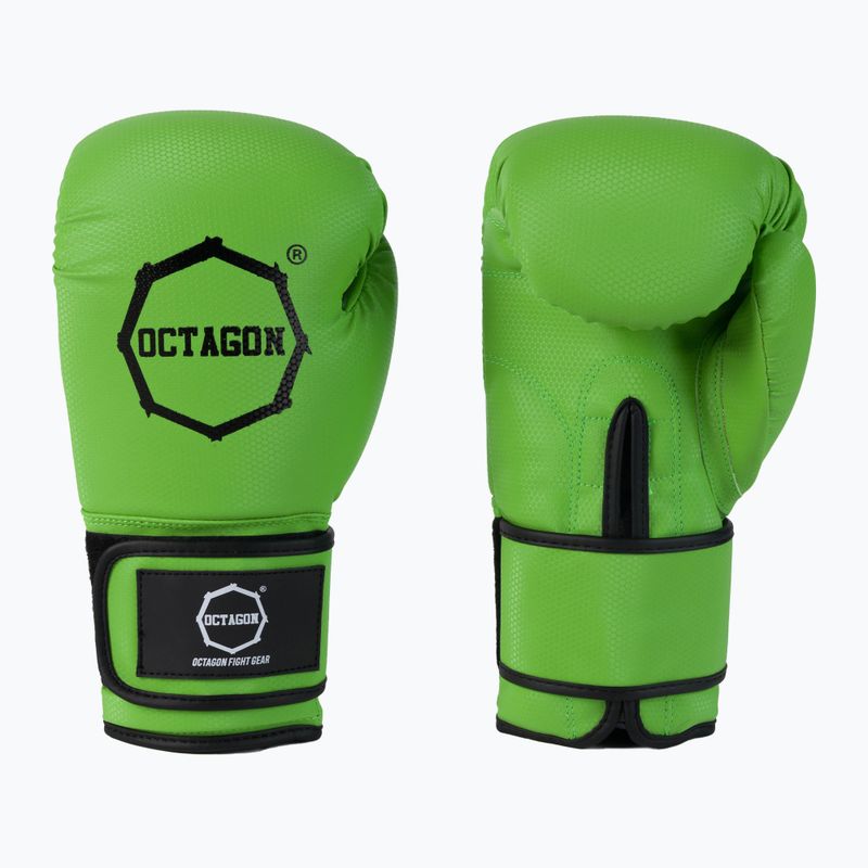 Octagon Kevlar bokszkesztyűk zöld 3