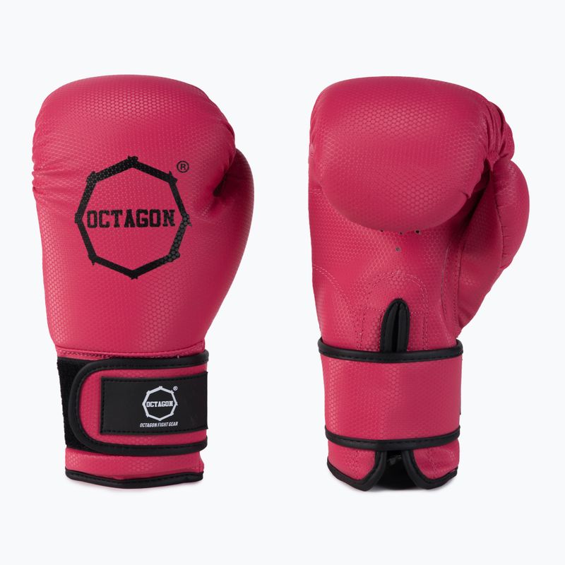 Octagon Kevlar női bokszkesztyűk rózsaszín OCTAGON-6 OZPINK 3