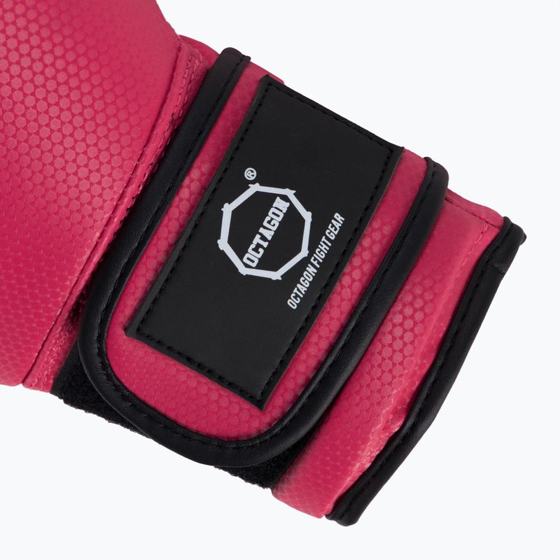 Octagon Kevlar női bokszkesztyűk rózsaszín OCTAGON-6 OZPINK 5