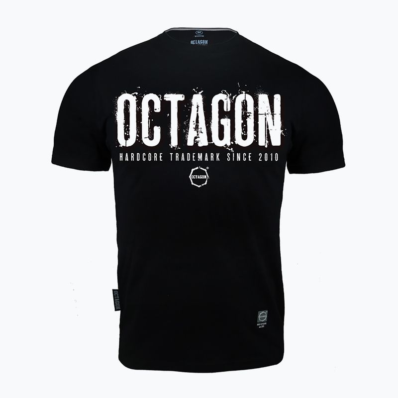 Férfi Octagon Time to Hardcore Party póló fekete 2