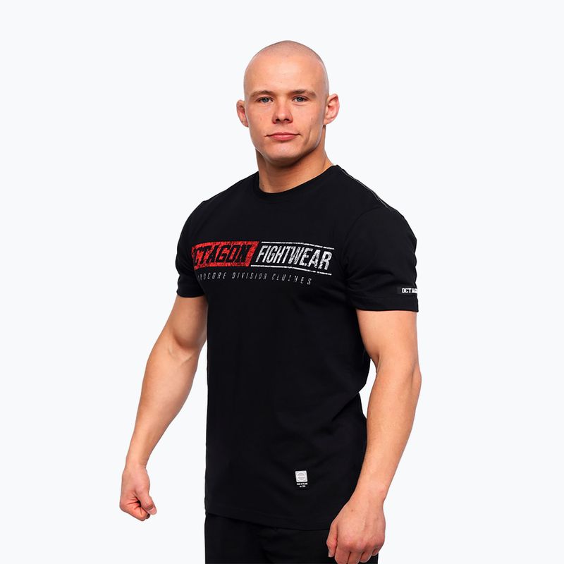 Octagon Division Clothes férfi póló fekete 3