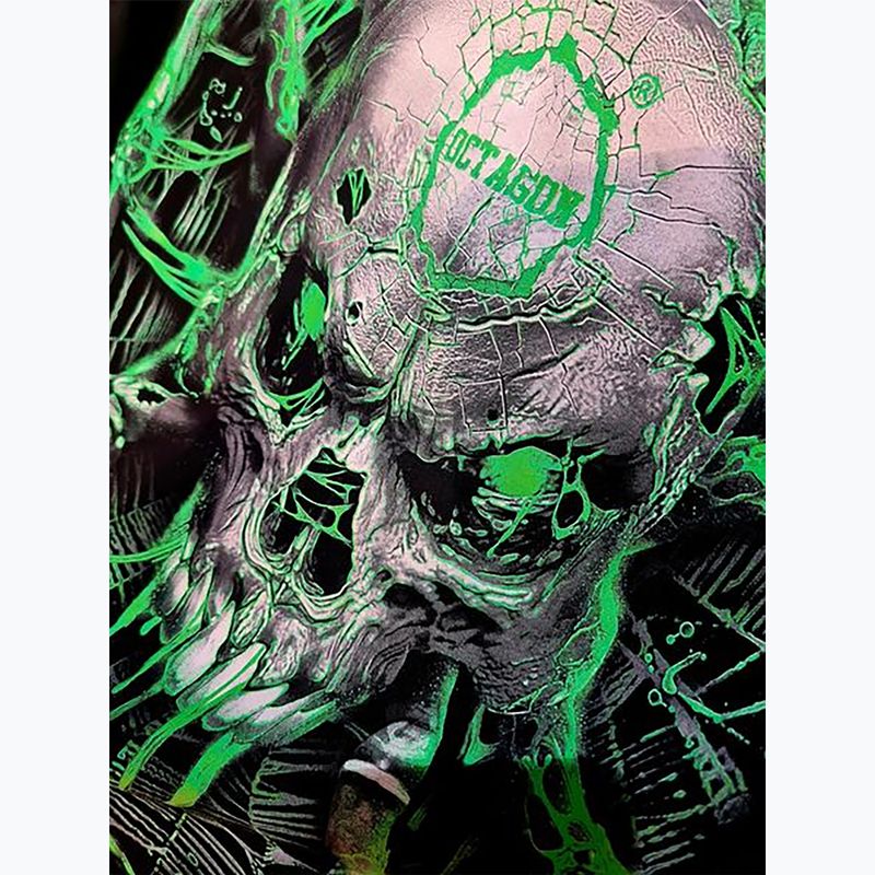 Férfi Octagon Premium Spiderskull fekete/többszínű Rashguard 3