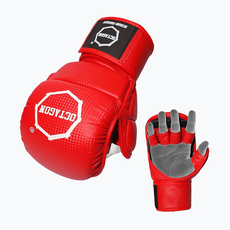 Octagon Kevlar MMA sparring kesztyű piros 2