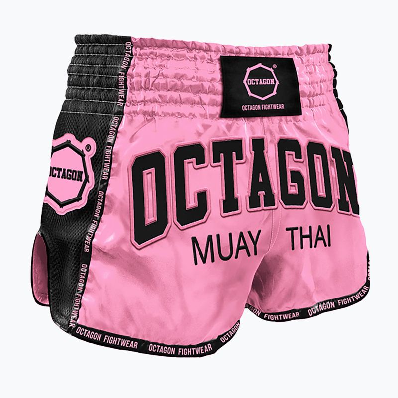 Férfi Octagon Muay Thai edzőnadrág rózsaszínű