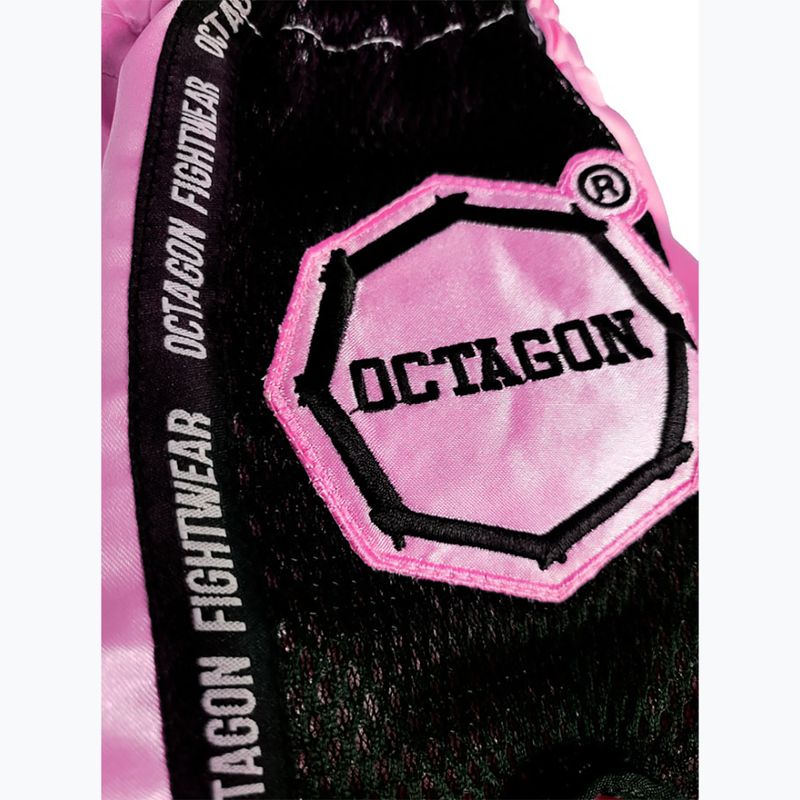 Férfi Octagon Muay Thai edzőnadrág rózsaszínű 4