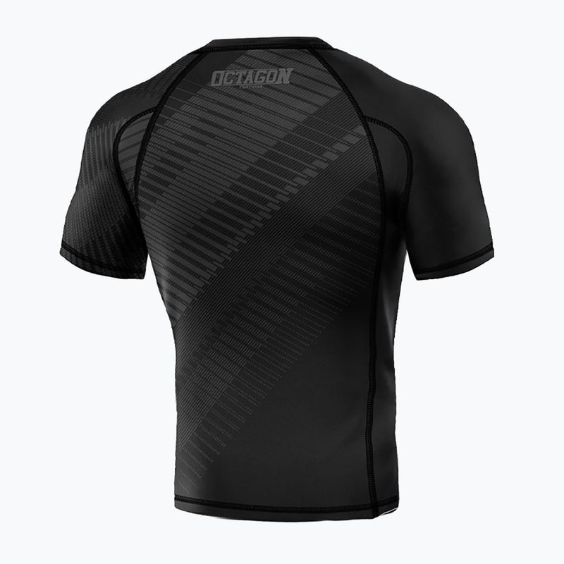 Férfi Octagon Blocks Premium Rashguard fekete 2