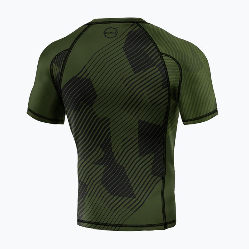 Férfi Octagon Broken Line Premium khaki színű mellényvédő 2
