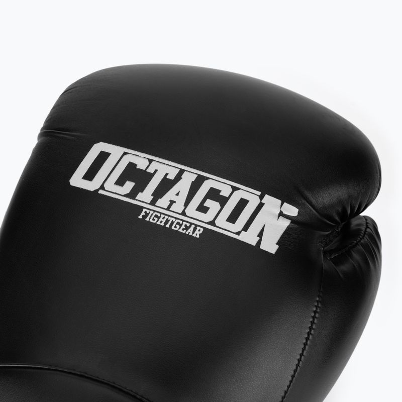 Octagon Agat fekete/fehér bokszkesztyűk 5