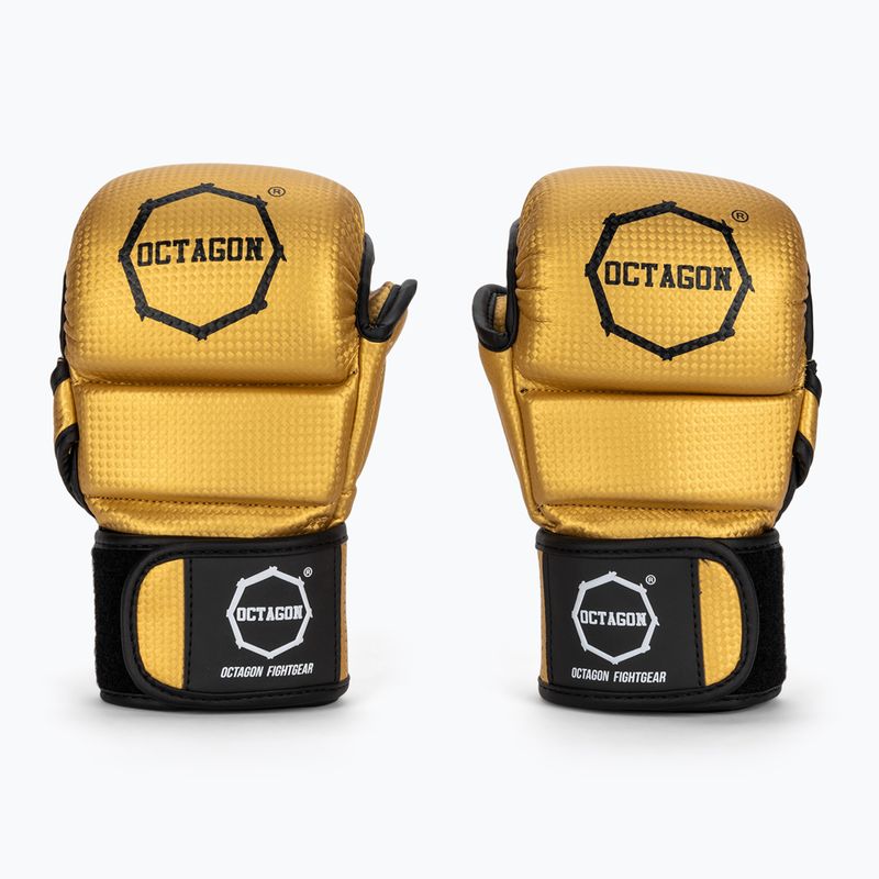 Octagon Kevlar MMA sparring kesztyű arany