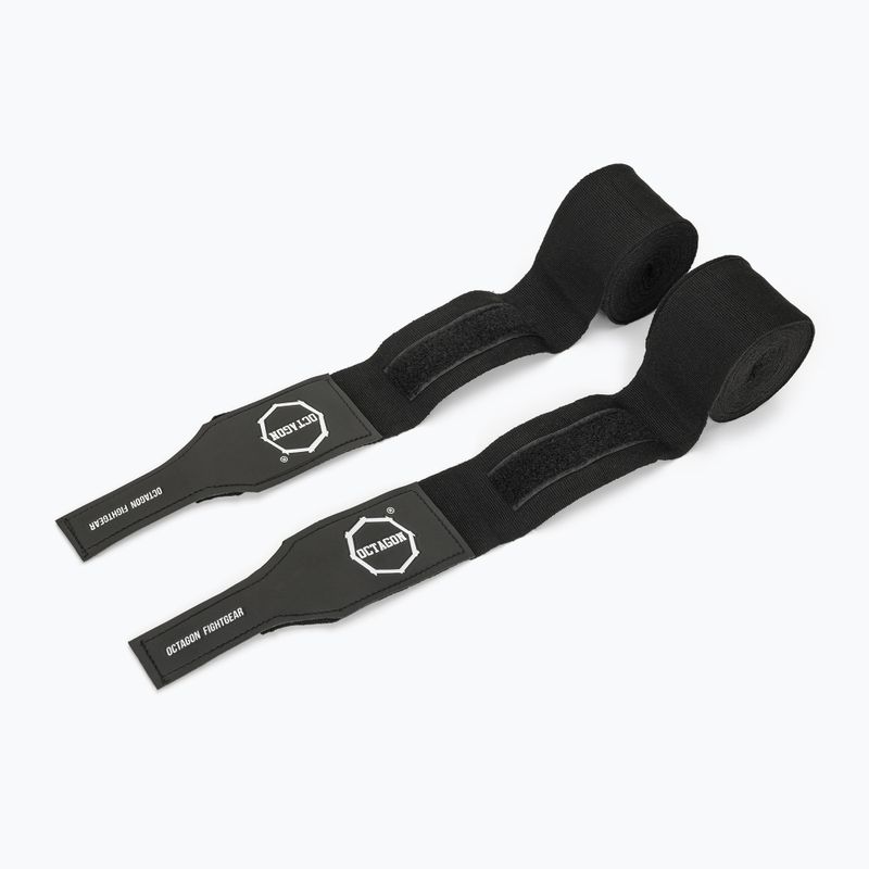 Octagon Fightgear Supreme nyomtatott ökölvívó kötszer 5m fekete 2