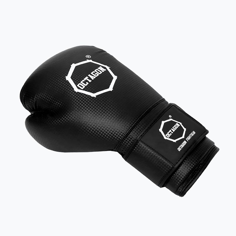 Octagon Kevlar bokszkesztyű fekete 2