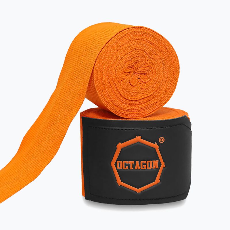 Octagon Fightgear Supreme Basic 300 cm-es narancssárga bokszkötszerek 2
