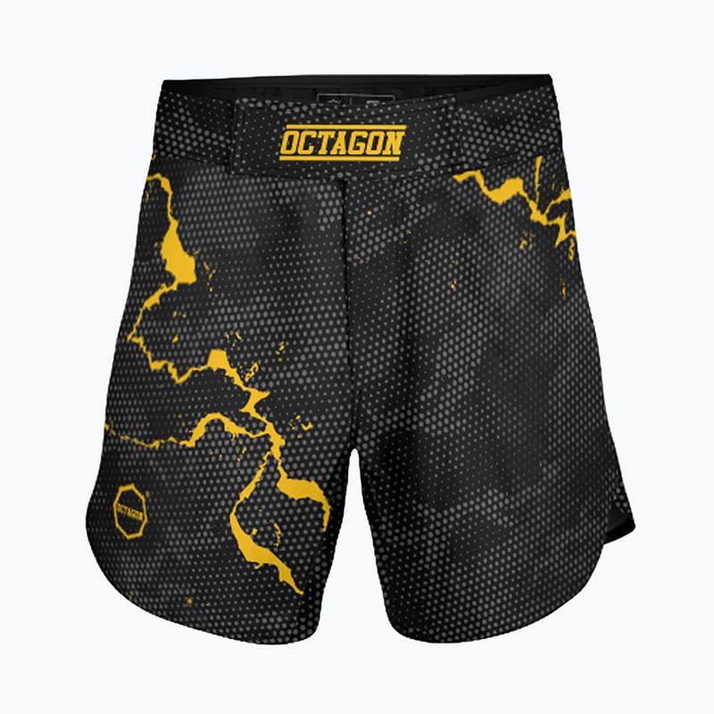 Férfi Octagon Marble Camo MMA edzőnadrág sárga terepszínű edzőnadrág